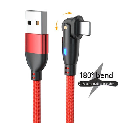 New Product Bending 180 Degrees Data Cable Android TYPEC3A Fast Charge Data Cable