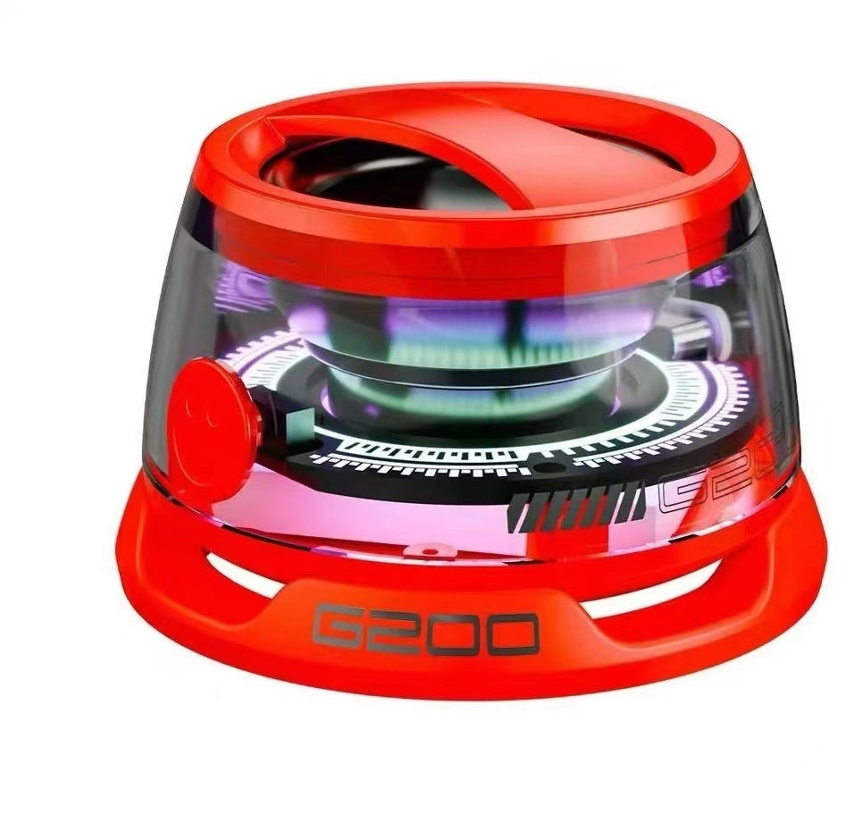 Portable Bluetooth Speaker G200 RGB Lighting Speaker BT5.3 Mini Sound Box 7 Hours Playback Magnetic Phone Holder